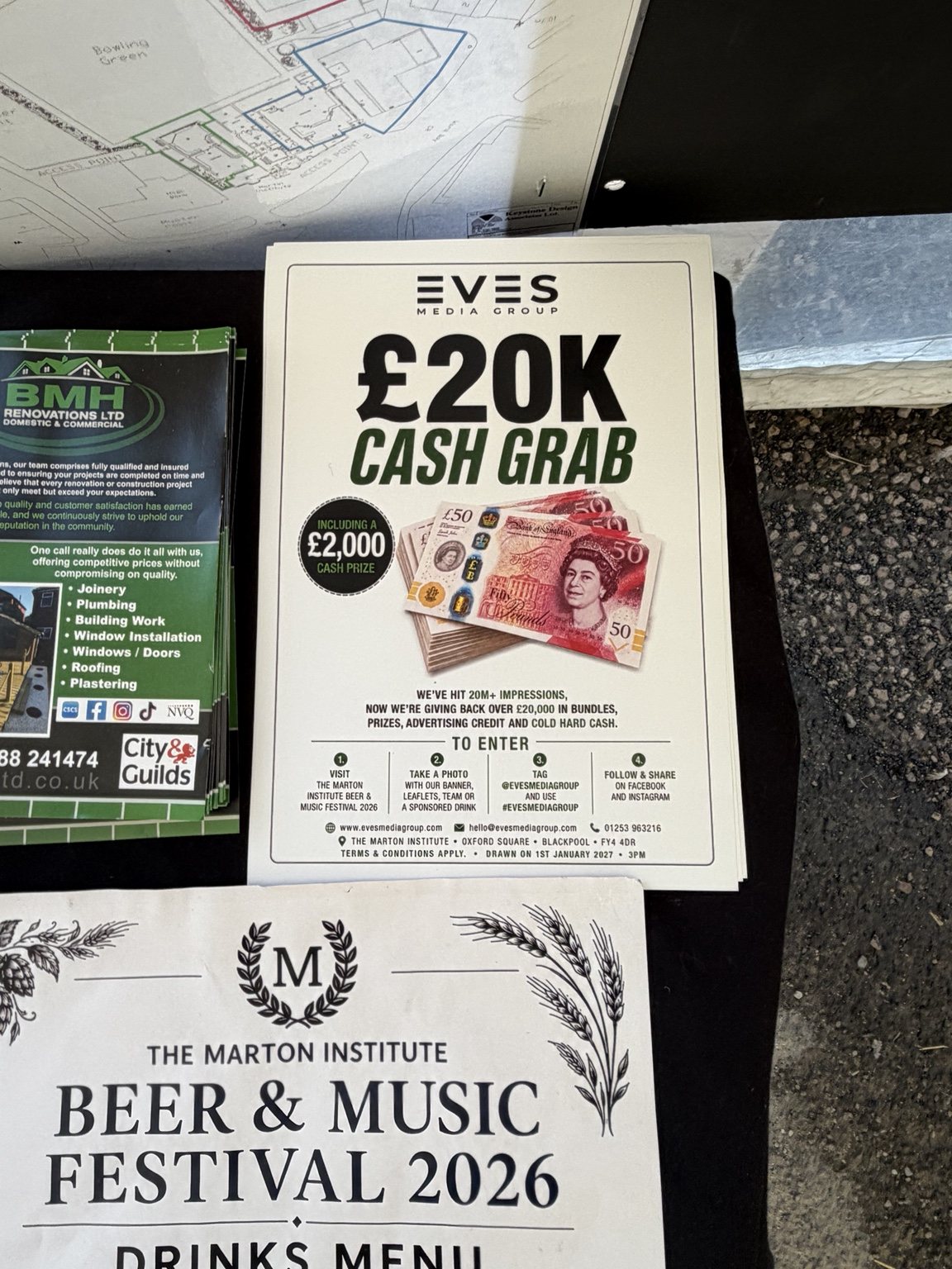 The Marton Institute £20K Cash Grab event campaign